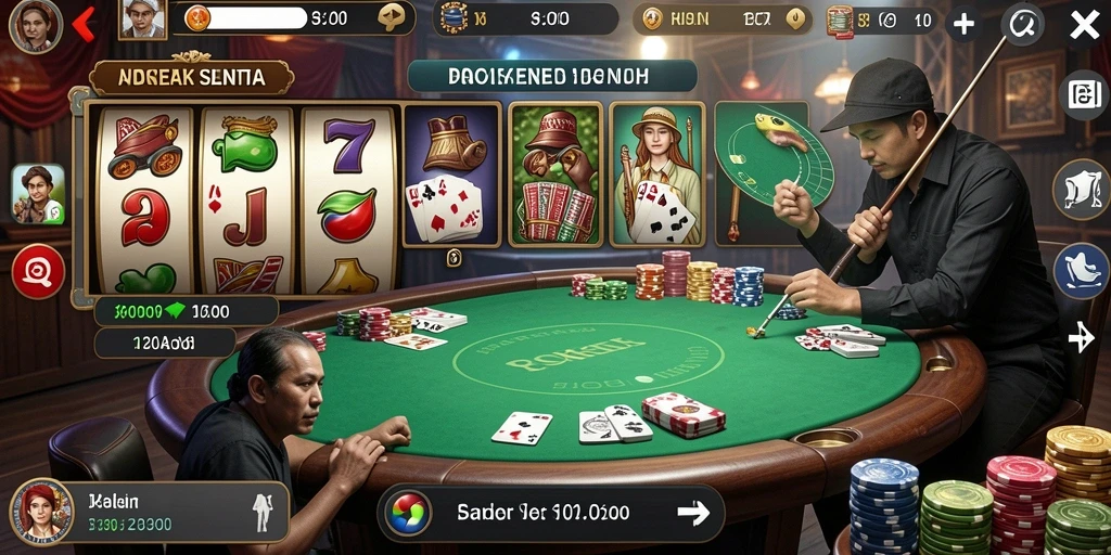 Tampilan antarmuka HOKIBET yang modern dan intuitif.