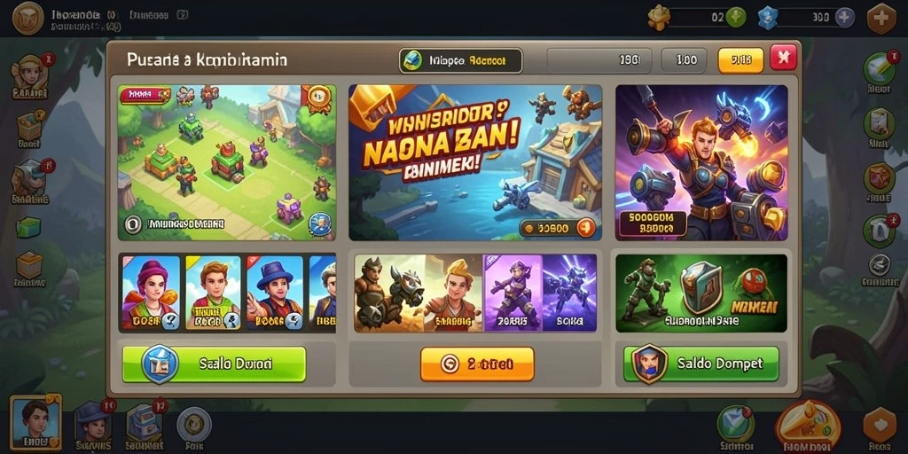 Tampilan antarmuka pengguna yang intuitif.