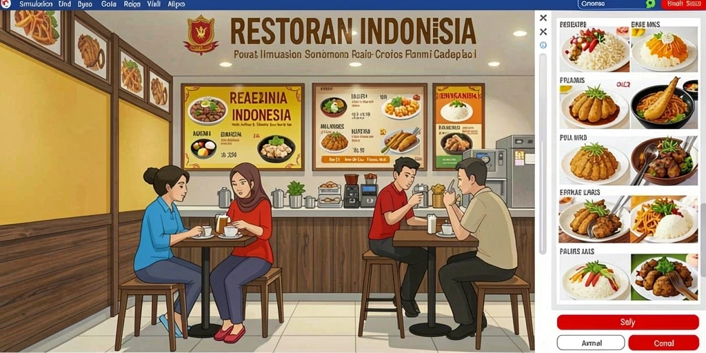 Tampilan awal NEXGID dengan grafis yang menarik.
