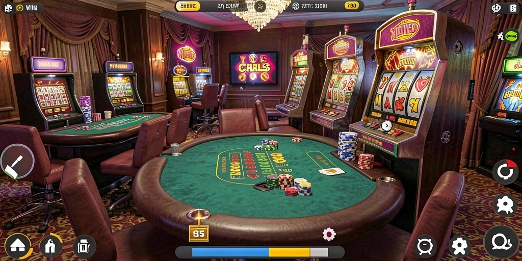 Tangkapan layar menampilkan aksi seru di dalam game.